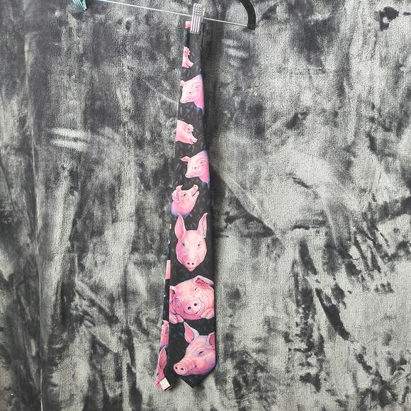 Ralph Marlin "Pig" Tie 1994 Vintage - Picture 2 of 5